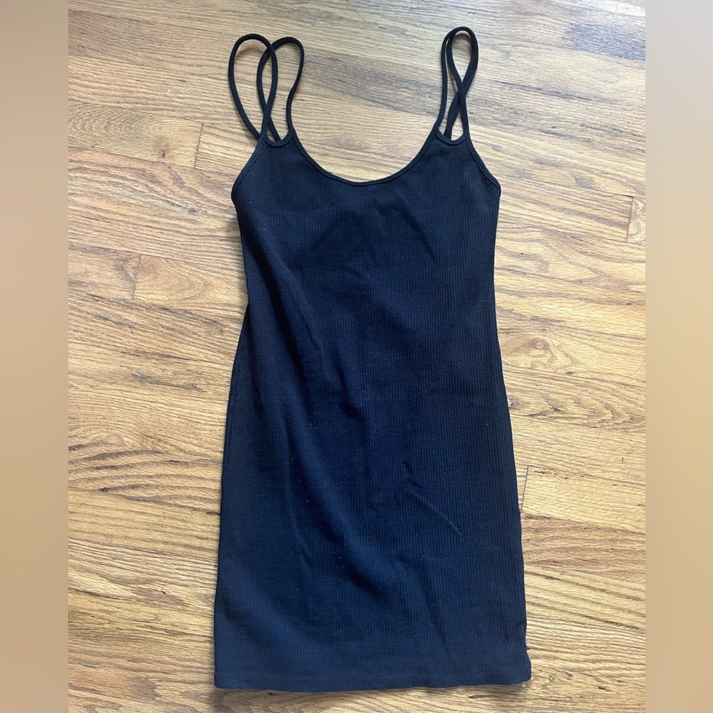 Zara body con black dress